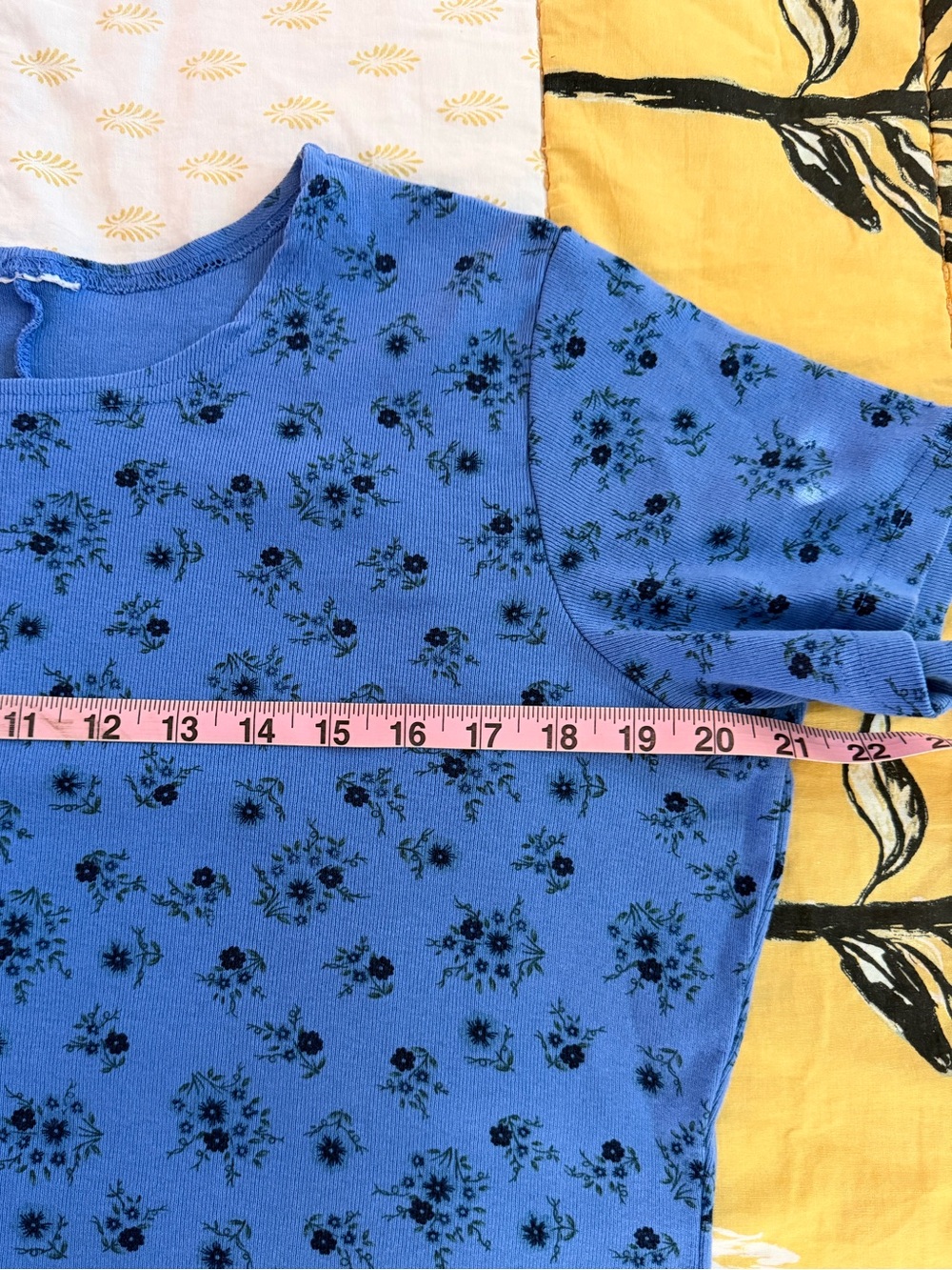 90s Baby Tee Ditsy Floral Maxi Dress Fit and Flare Vintage Grunge Butter Mom - Picture 5 of 8